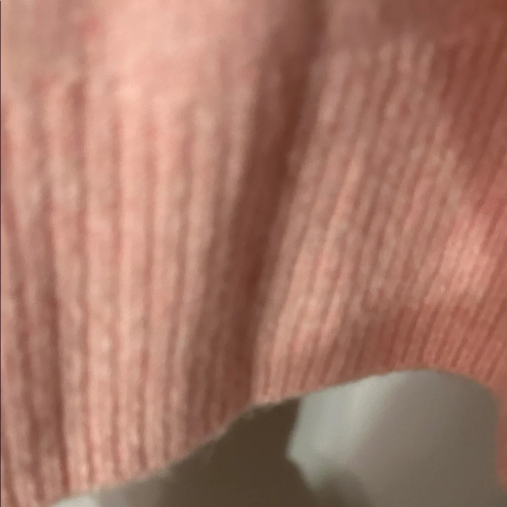 J. Crew Soft Pink rolled neck sweater. Wool/poly blend. Small. - Picture 7 of 7
